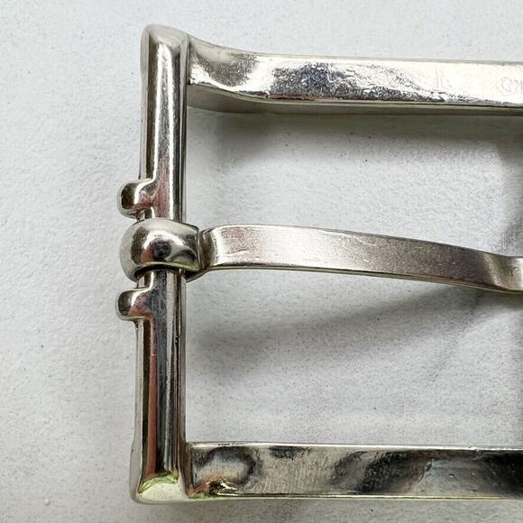 Silver Tone Simple Basic Belt Buckle - Picture 10 of 10